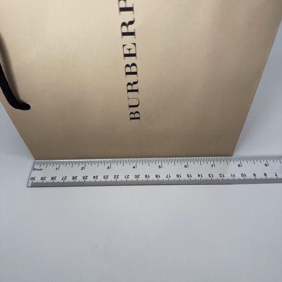 AUTHENTIC Burburry Small 9x7.75x3.25 Luxury Gift Paper Shopping Luxury Bag New - Picture 8 of 9